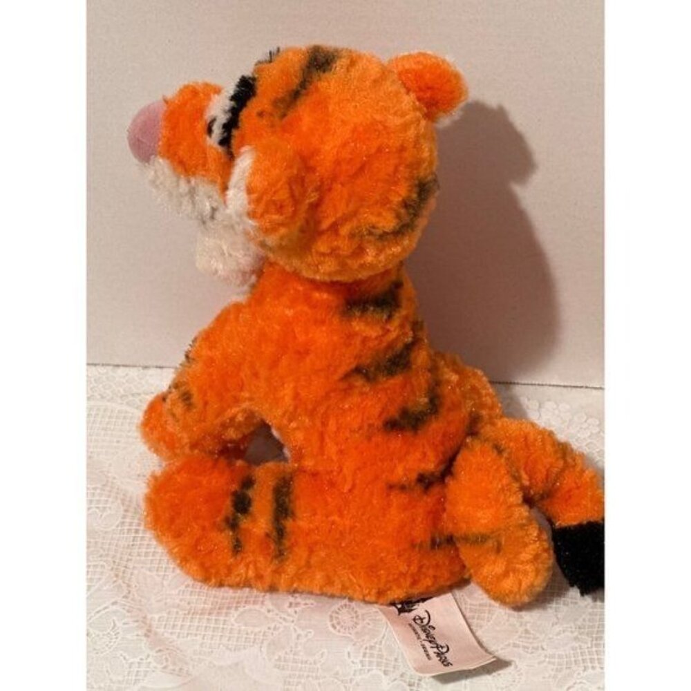 Disney Parks Plush Tiger Tigger Orange  Winnie The Pooh Friend 8.5 in Bean Bag - Picture 2 of 5